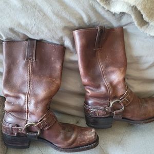 Frye brown boots, size 8